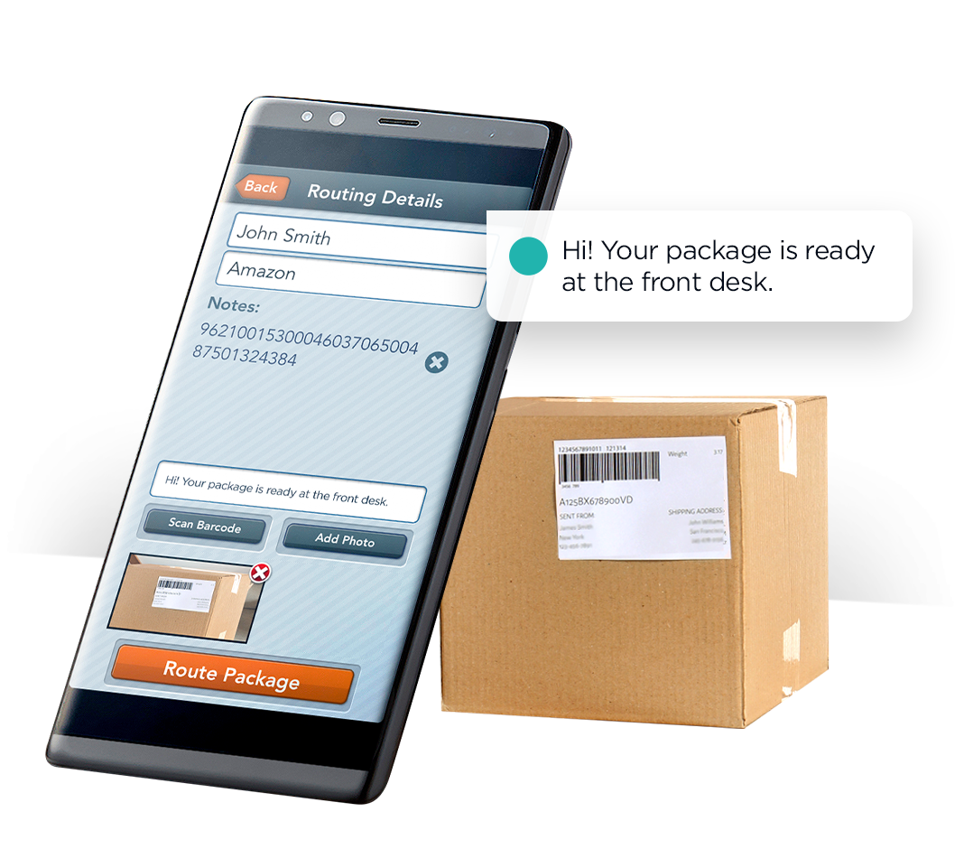 QTrak package scanner