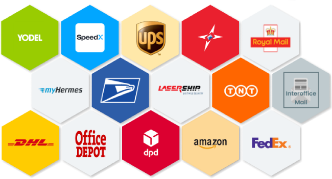 UPS, FedEx, USPS, DHL