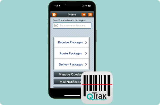 Package management home screen interface