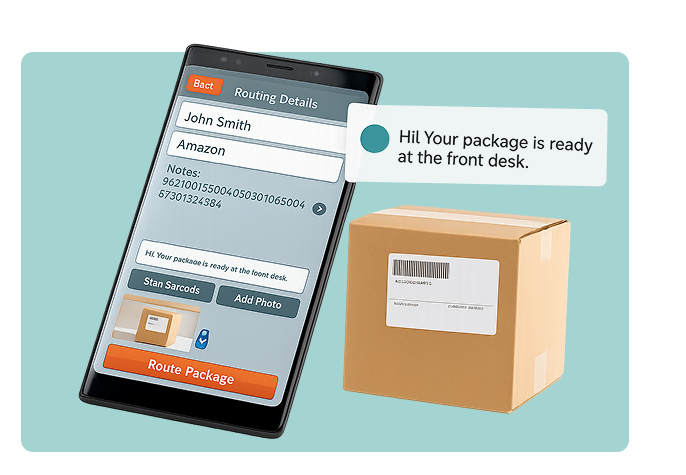 Feature demonstration showing scanning workflow